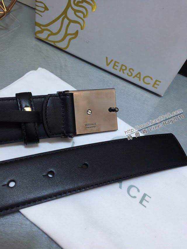 VERSVE高端男士皮帶 範思哲Versace美杜莎頭像搭扣皮帶  jjp1626